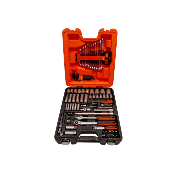 Set de 103 chei cu clichet, Bahco, Otel