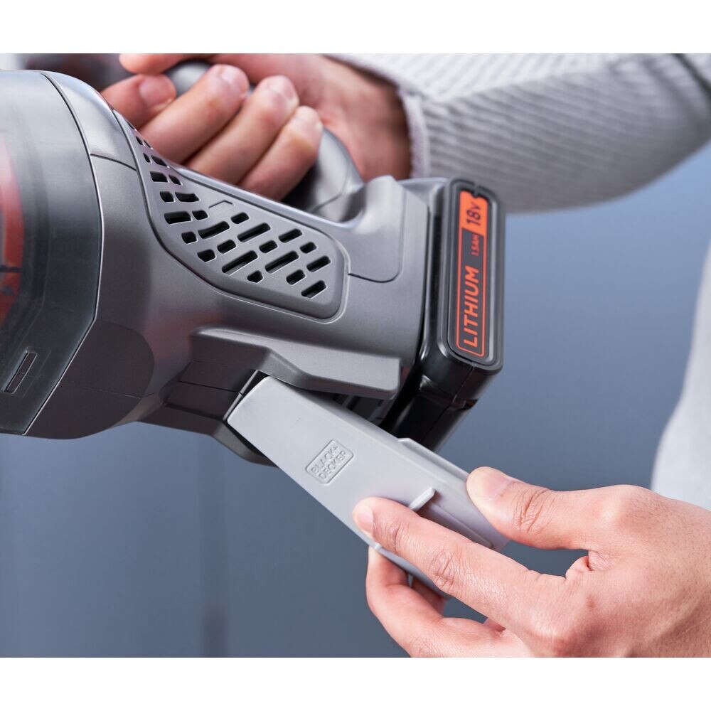 Aspirator fara fir Dustbuster, Black & Decker, 18V, Li-Ion, Gri