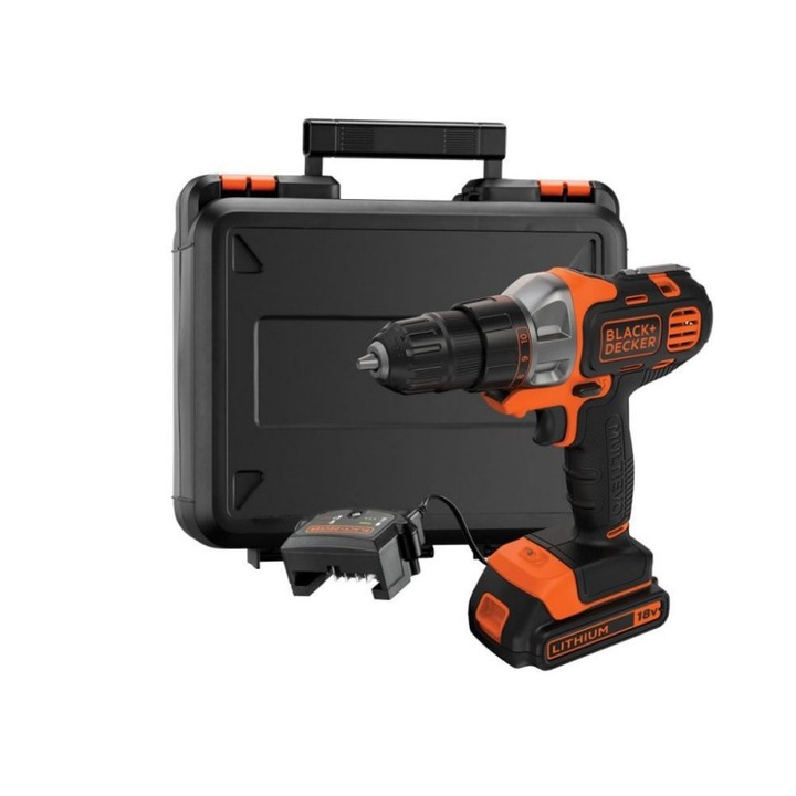 Fúró-csavarozógép akkumulátorral Black+Decker Multievo MT218K