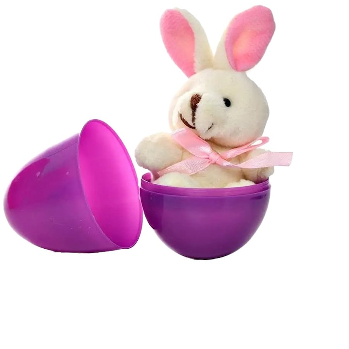 Ou de jucarie pentru Egg Hunt cu plus iepuras surpriza pentru copii, Toy, multicolor