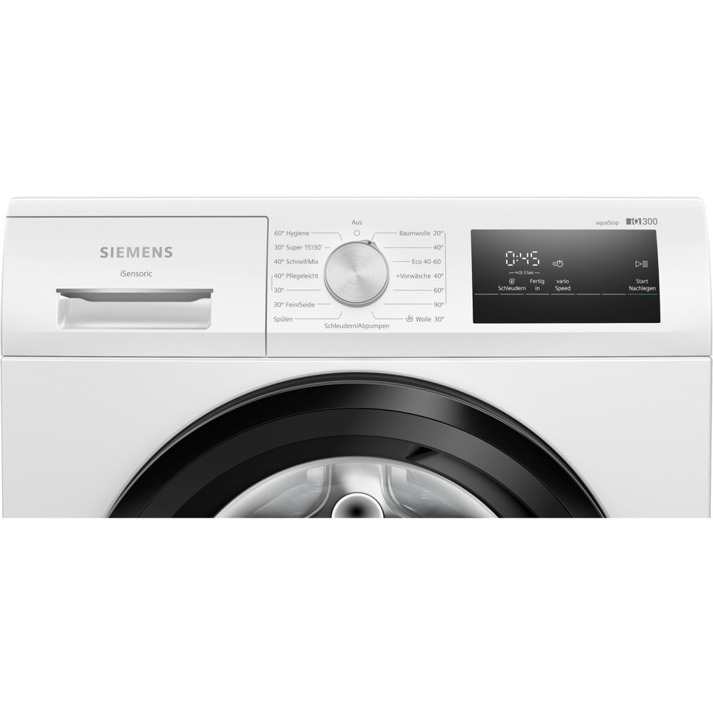 Masina de spalat rufe frontala SIEMENS iQ300 WM14NK73EX, 8 kg, clasa A, 1400 rpm, alb