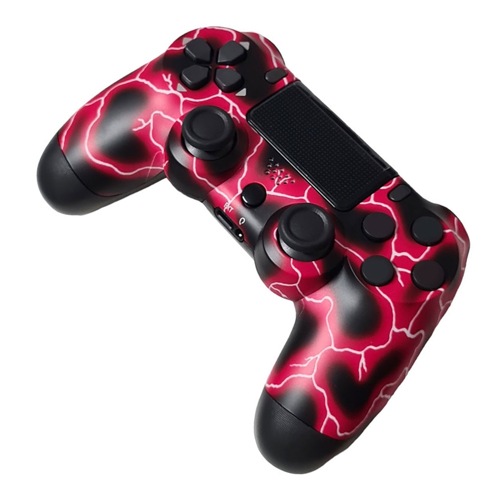Ps4 Controller Emag Controller Compatibil PS4 EDAR, Wireless, USB, Graffiti, Rosu - eMAG.ro