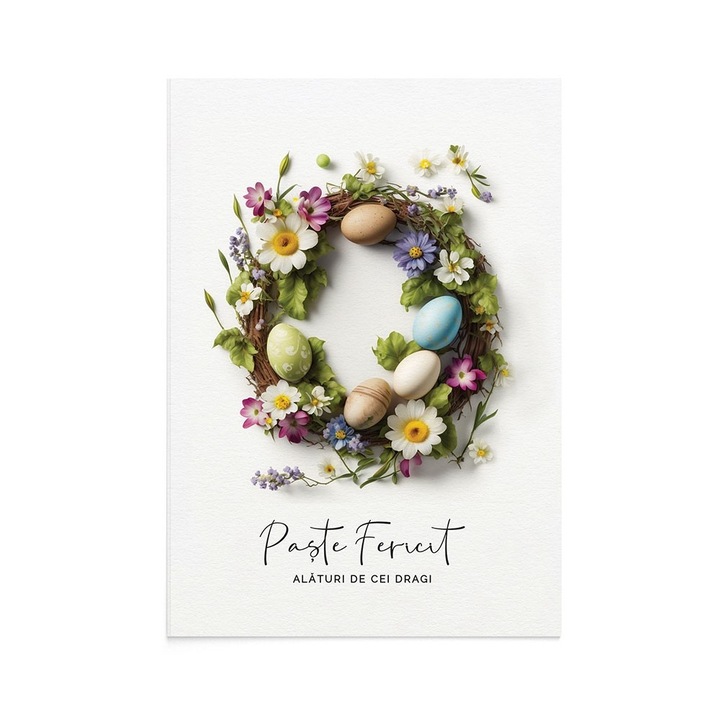 Felicitare Paste Easter Joy, Zizula Cards, 105 X 150 mm