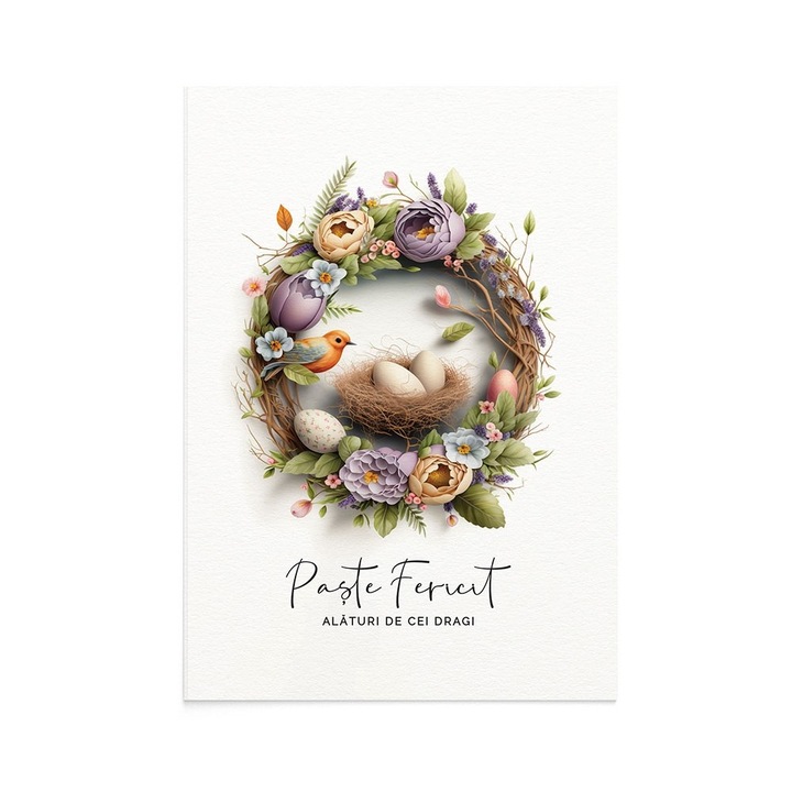 Felicitare Paste Easter Welcome, Zizula Cards, 105 X 150 mm