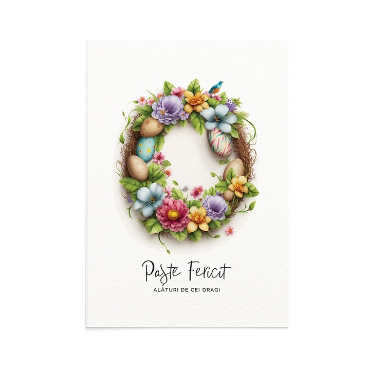 Felicitare Paste Colorful Easter, Zizula Cards, 105 X 150 mm