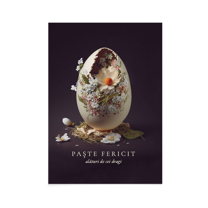 Felicitare Paste Precious Egg, Zizula Cards, 105 X 150 mm