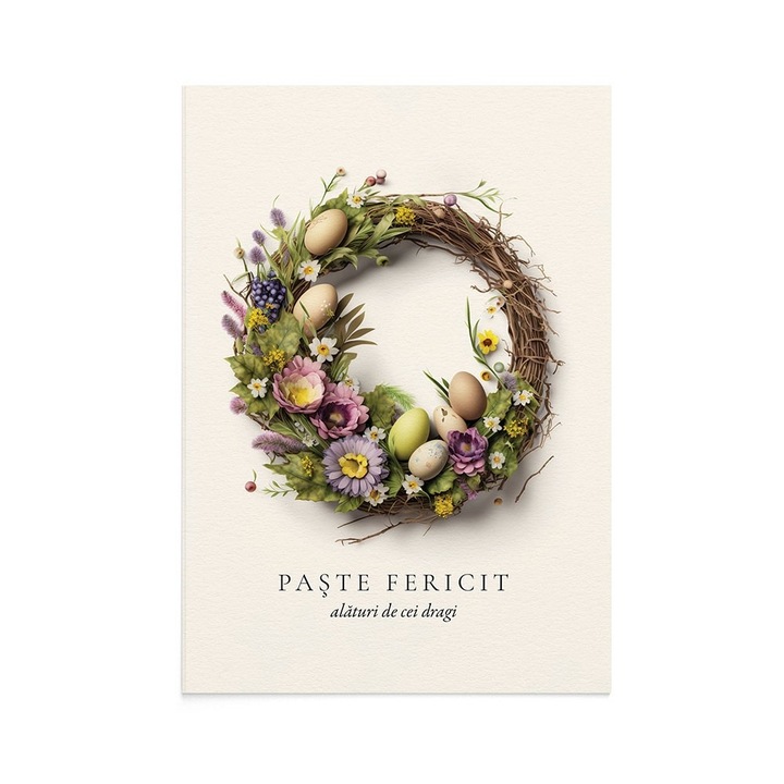 Felicitare Paste Easter Darling, Zizula Cards, 105 X 150 mm