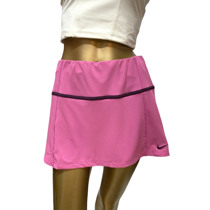 Fusta sport Nike pentru femei 226141, Scurtă, Pentru tenis, Cu pantaloni pe dedesubt, Roz