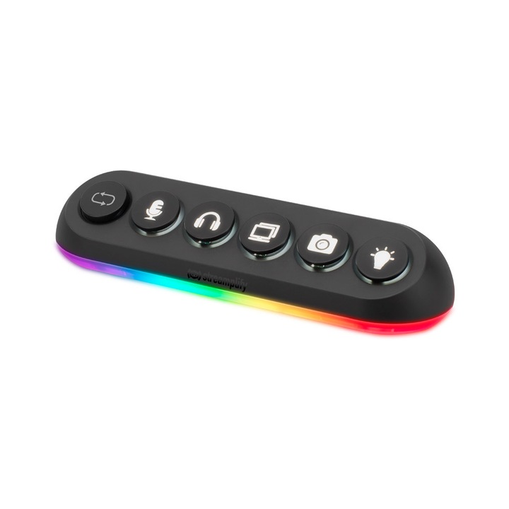 5 портов Хъб Streamplify HUB DECK 5, USB 3.0, RGB