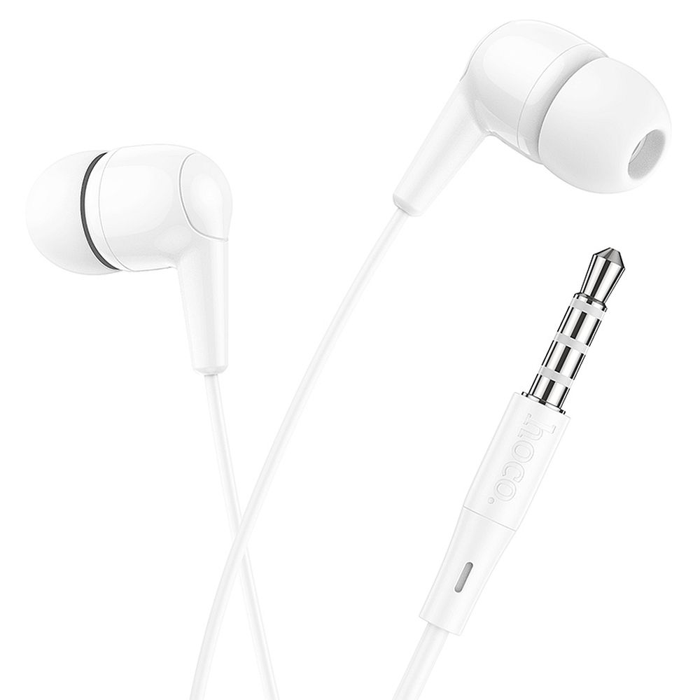 Casti cu microfon Hoco M97, 1,2 m, Alb