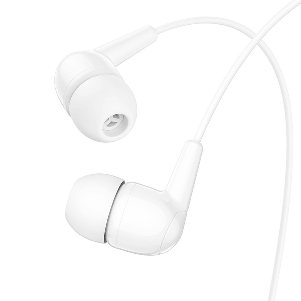 Casti cu microfon Hoco M97, 1,2 m, Alb