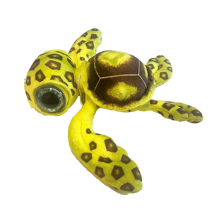 Плюшена Играчка, Морска Костенурка, Жълто-Кафява, 40см