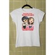 Tricou personalizat pentru femei cu imprimeu, Deja de 27 ani ma scoti din sarite dar inca te ador, Bumbac, Alb, M