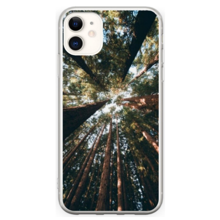 Egyedi HQ Print 360 fokos tok Apple iPhone 12-hez, fa perspektivikus modell, többszínű, S1D1M0079