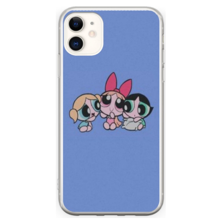 Egyedi HQ Print 360 fokos tok Apple iPhone 12-hez, Powerpuff Girls modell, többszínű, S1D1M0135