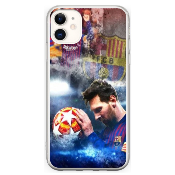 Személyre szabott HQ Print 360 fokos tok Apple iPhone 12-hez, Messi Model #1, többszínű, S1D1M0122