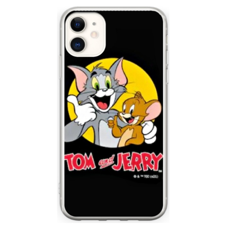 Személyre szabott HQ Print 360 fokos tok Apple iPhone 12 Mini, Tom and Jerry 4. modellhez, többszínű, S1D1M0226