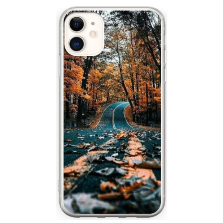 Husa personalizata HQPrint pentru Apple iPhone 11, model Nice View #13, multicolor, S1D1M0248