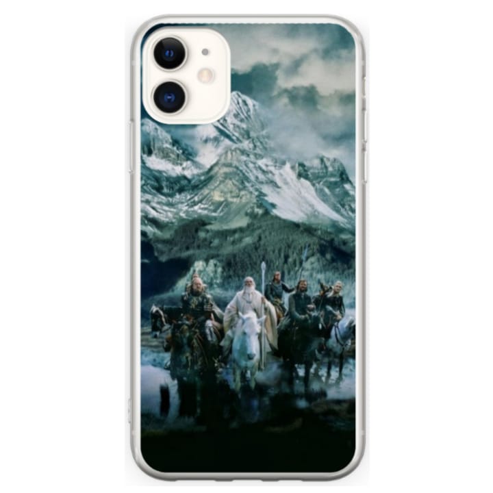 Egyedi HQ Print 360 fokos tok Apple iPhone 12-hez, a Gyűrűk Ura modell #1, többszínű, S1D1M0189