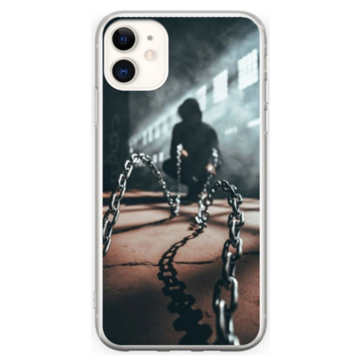 Személyre szabott HQ Print 360 fokos tok Apple iPhone 12 Minihez, Chain Man modell, többszínű, S1D1M0296