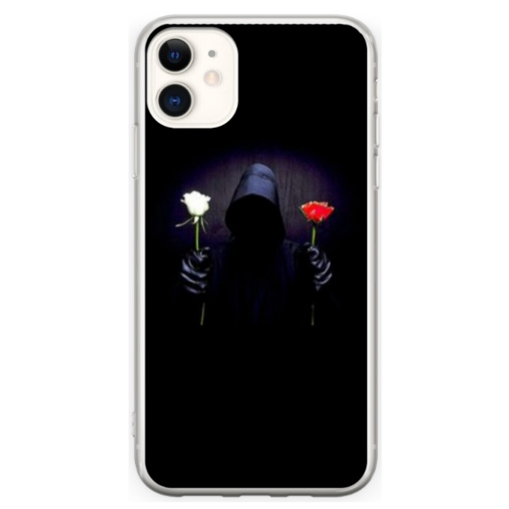 Egyedi HQ Print 360 fokos borító Apple iPhone 12 telefonhoz, Rose modell választása, többszínű, S1D1M0343