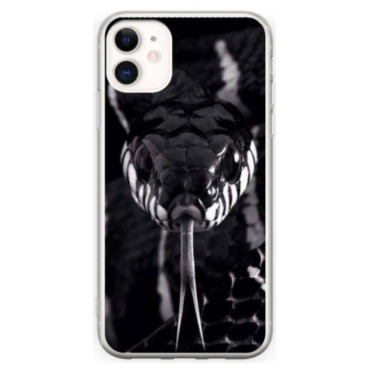 Egyedi HQ Print 360 fokos tok Apple iPhone 12-hez, Snake modell, többszínű, S1D1M0378
