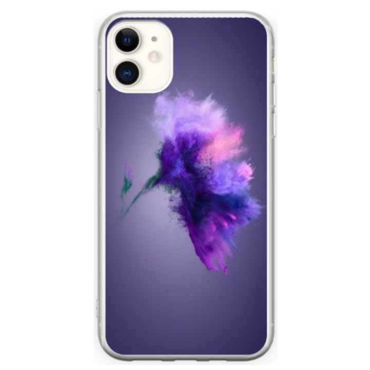 Egyedi HQ Print 360 fokos tok Apple iPhone 12-hez, Flowers #19 modell, többszínű, S1D1M0340