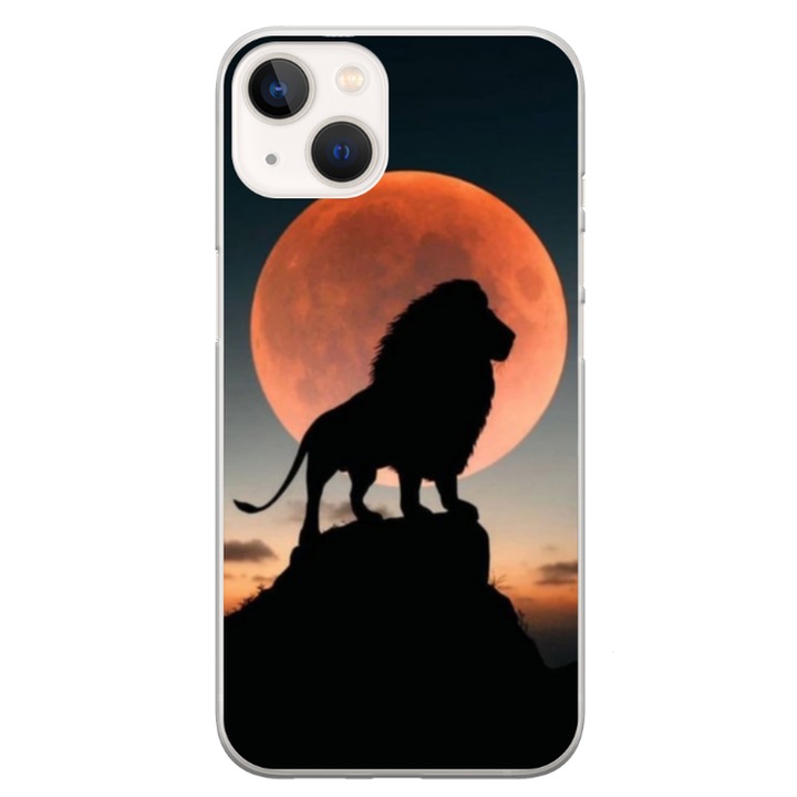 Custom HQ Print 360 градусов калъф за Apple iPhone 15 Plus, модел Lion #1, многоцветен, S1D1M0110