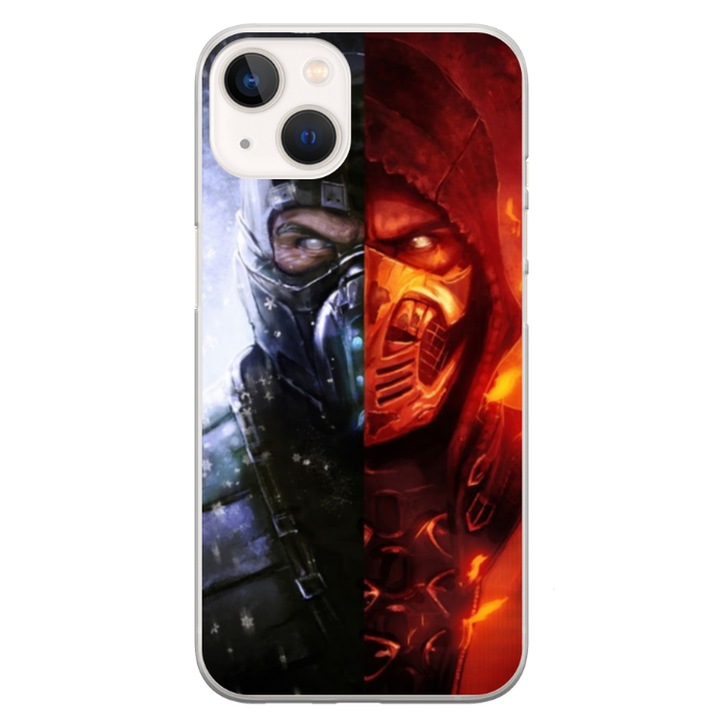 Husa personalizata pentru Apple iPhone 14, model Mortal Kombat, S1D1M0130, TSS