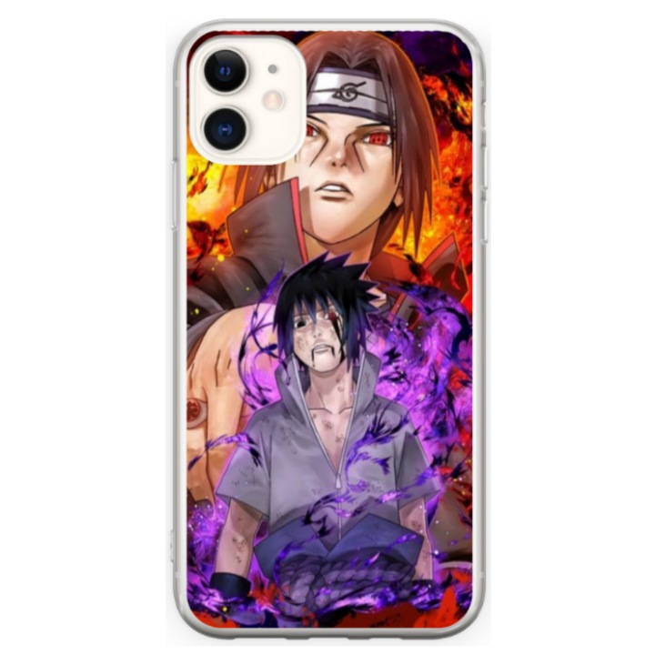 Husa personalizata HQ Print 360 de grade pentru Apple iPhone 12 Mini, model Naruto #3, multicolor, S1D1M0162