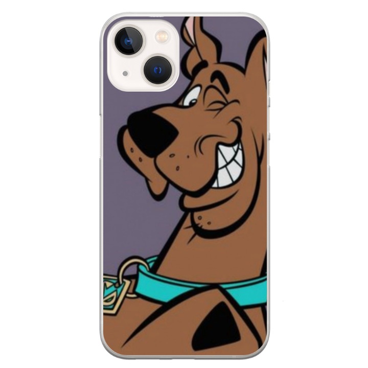 Husa personalizata HQPrint pentru Apple iPhone 13 Mini, model Scooby Doo #2, multicolor, S1D1M0164