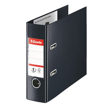 Biblioraft Esselte No. 1 Power pentru banci, PP/PP, 75mm, VIVIDA negru Biblioraft Esselte No. 1 Power pentru banci, PP/PP, 75mm, VIVIDA negru
