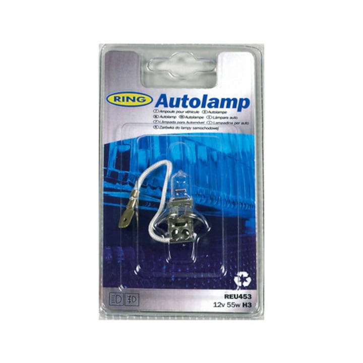 Bec 12V 55W H3 Pk22S Reu453 1 buc. Ring