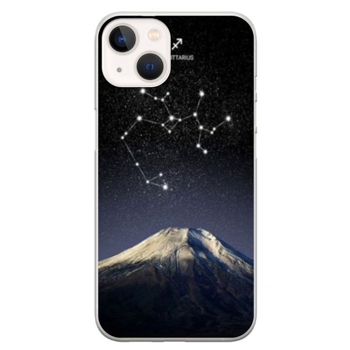 Husa personalizata HQPrint pentru Apple iPhone 13 Mini, model Sagittarius, multicolor, S1D1M0346