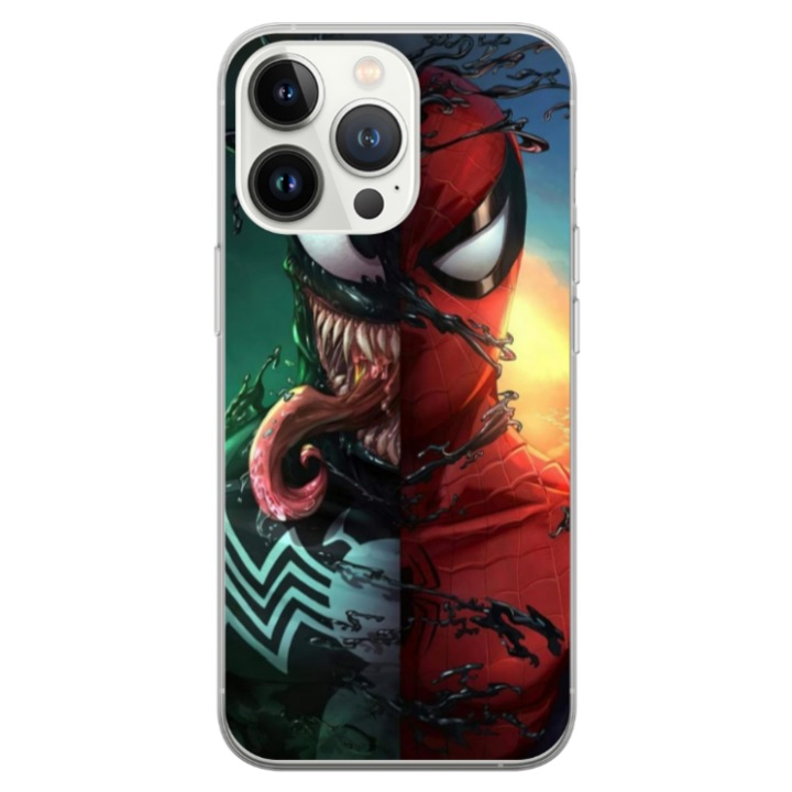 Husa personalizata HQPrint pentru Apple iPhone 13 pro, model Spiderman #5, multicolor, S1D1M0171