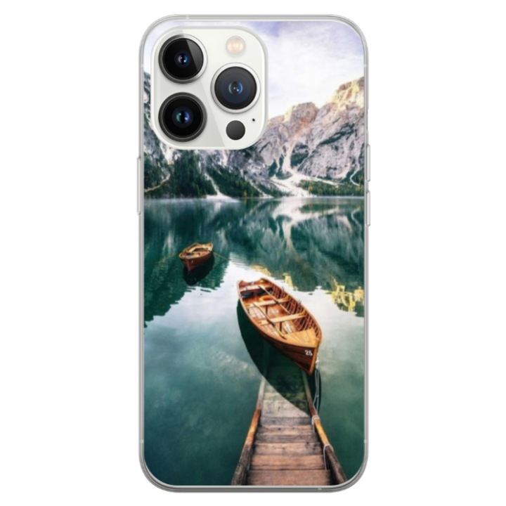Кейс Personalized Swim 360 градусово покритие за Apple iPhone 15 Pro Max, Модел Лодки, Многоцветен, S1D1M0024