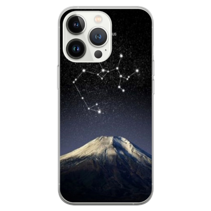 Husa personalizata HQPrint pentru Apple iPhone 13 Pro Max, model Sagittarius, multicolor, S1D1M0346