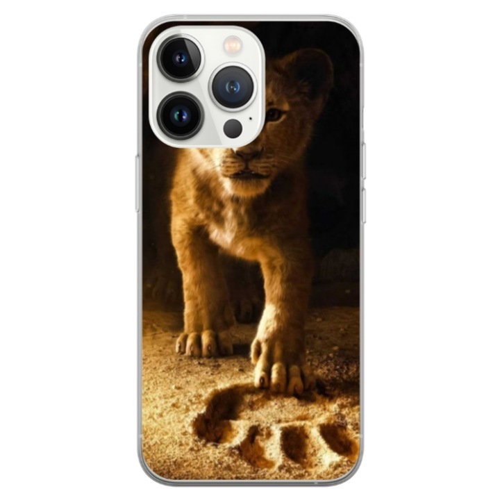 Husa personalizata Swim Case 360 de grade pentru Apple iPhone 13 Pro, model Lion King #2, multicolor, S1D1M0198