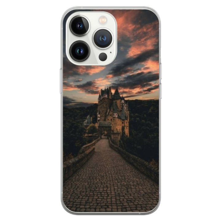 Husa personalizata HQPrint pentru Apple iPhone 14 Pro Max, model Nice View #14, multicolor, S1D1M0361