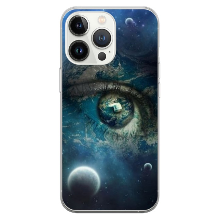 Husa personalizata HQPrint pentru Apple iPhone 13 Pro Max, model Abstract #3, multicolor, S1D1M0362