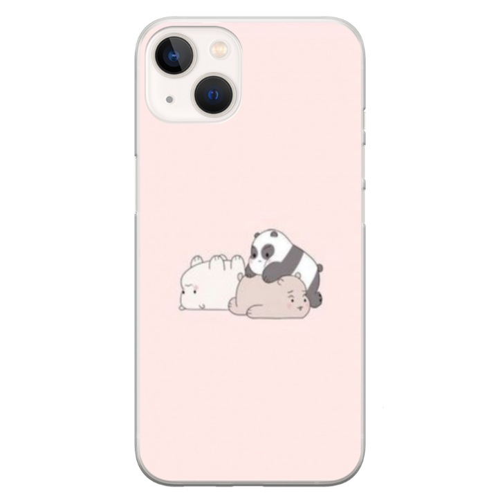 Husa personalizata HQPrint pentru Apple iPhone 13, model Bears #3, multicolor, S1D1M0115