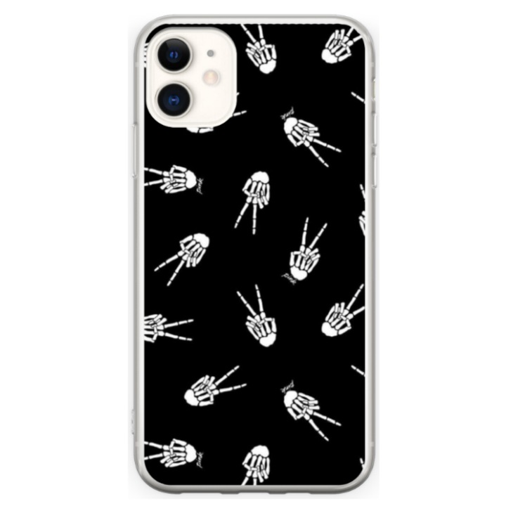 Egyedi úszótok 360 fokos Apple iPhone 12-hez, OK Skelly modell, többszínű, S1D1M0388