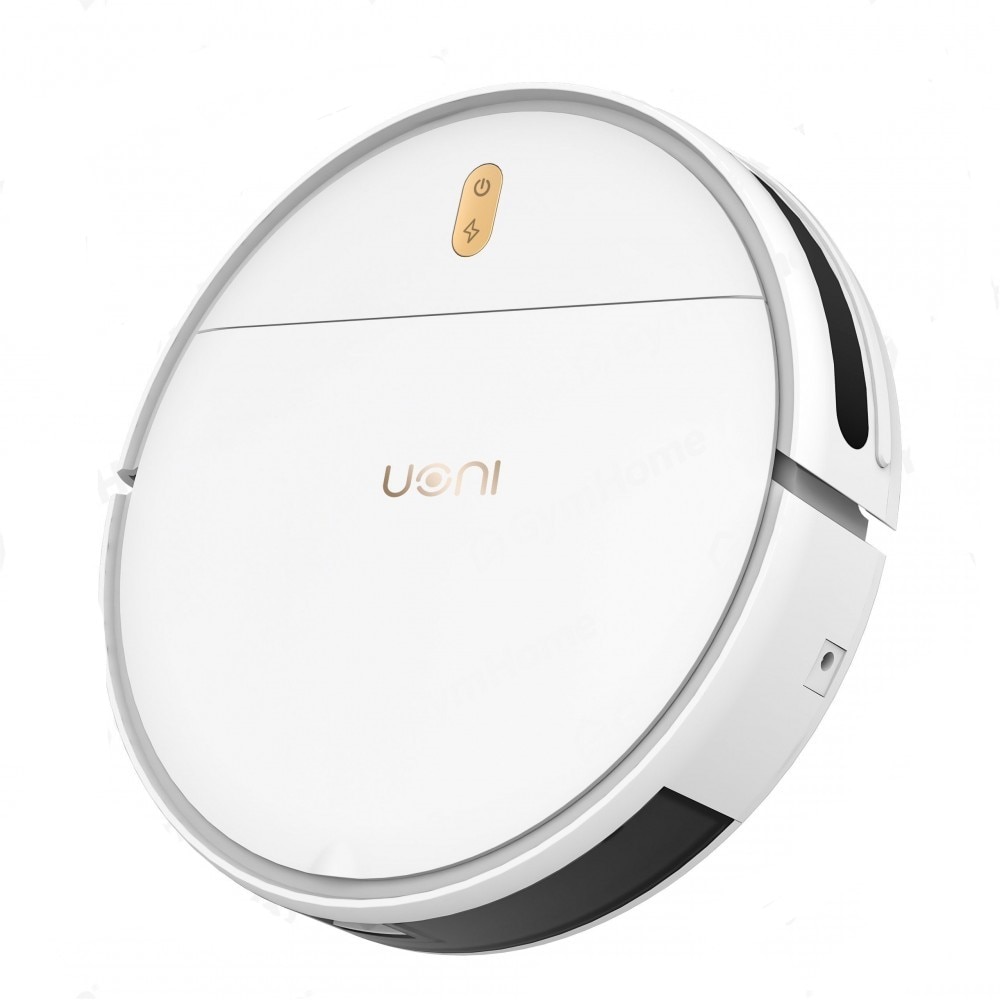 Robot de aspirare Uoni S2, 28W, WiFi App, 100 min, Slim vacuum cleaner, Silentios, Alb
