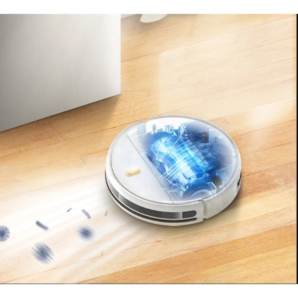 Robot de aspirare Uoni S2, 28W, WiFi App, 100 min, Slim vacuum cleaner, Silentios, Alb