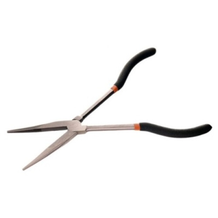 Egyenes fogó hosszú heggyel, Kraft&Dele, 250mm, KD10814