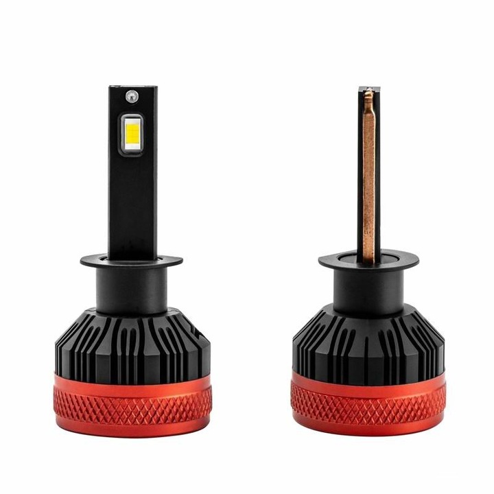 2db izzós készlet H1, LED, 9-16V, 90W, 9900lm, 6500K, Canbus, X3 Series, 02977 Amio