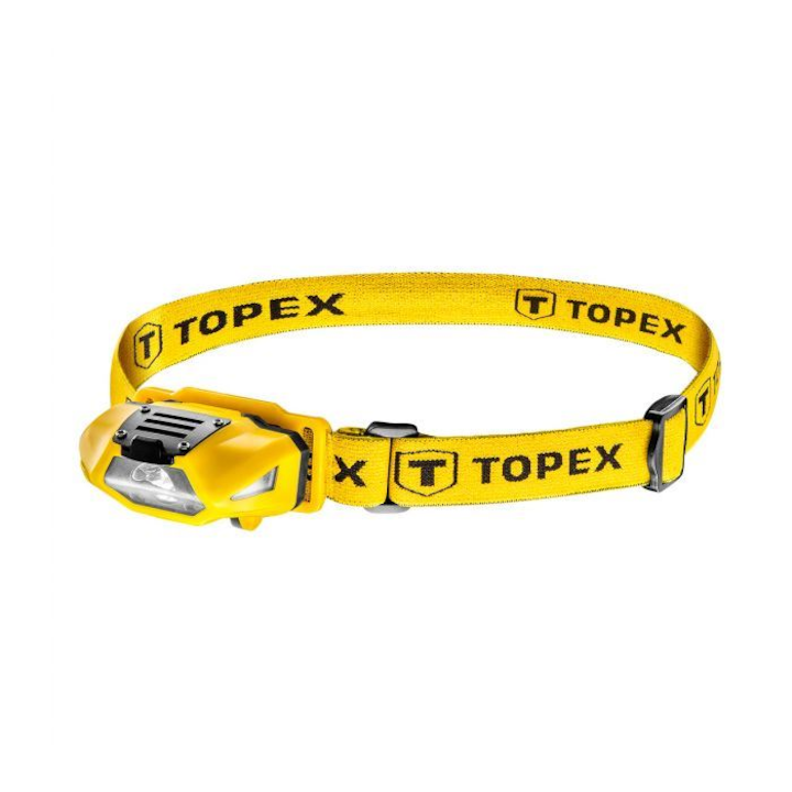 Topex Fejlámpa LED 70lum fehér+piros 1xAA (94W390) (Topex 94W390)