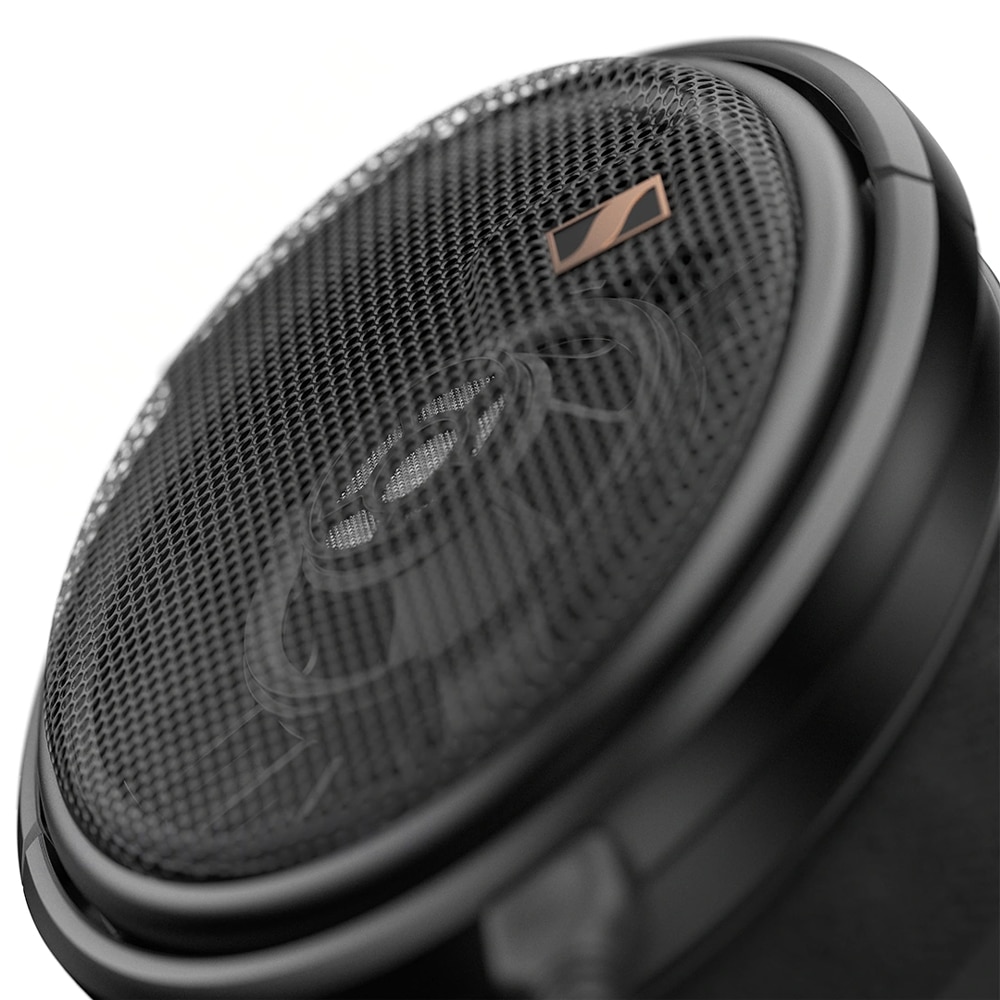 Casti cu fir, Sennheiser, Negru