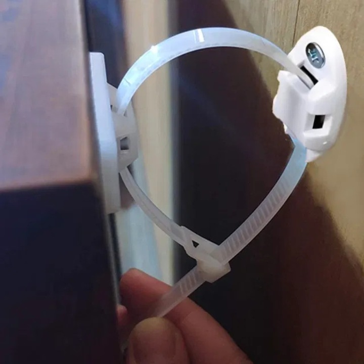 Pachet curele ancorare mobila, protectie cutremur, 10 seturi, Empria, Alb