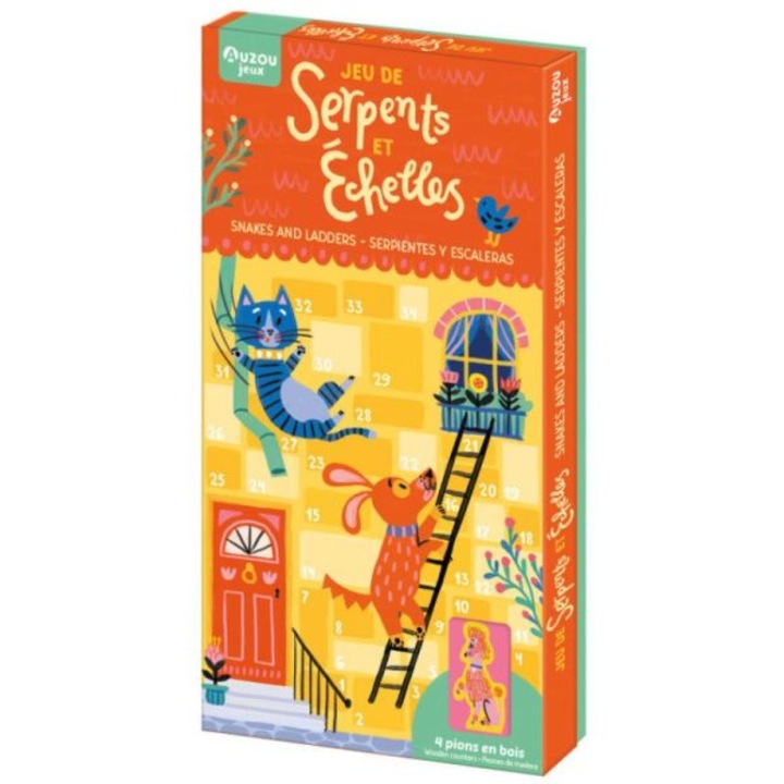 Joc de societate, Auzou, Snakes and Ladders, 4 ani+